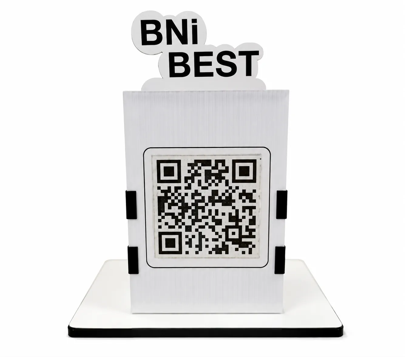 Acrylic Pen Stand with Barcode Display