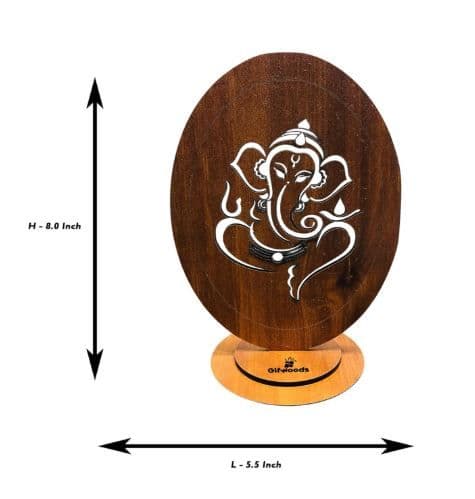 Wooden Lord Ganesha Table Stand - 3