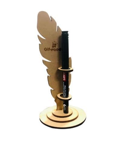 Premium Single Pen Stand Holder with Elegant Design for Office Desk, Study Table & Corporate Gift