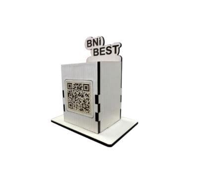 Long Acrylic Pen Stand with Barcode Display - 4